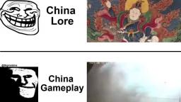 China Lore/Gameplay