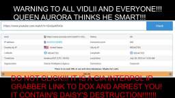 [!!!PSA WARNING!!!] QUEEN AURORA AKA DOGangDarkHorse USES CIA IP GRABBERS