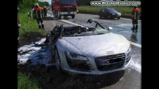 Audi R8 Crashes