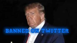 TRUMP WAS BANNED ON TWITTER