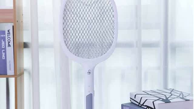 Indoor Pest Control Bug Zapper Insect Killer Swatter Rechargeable Electronic Mosquito Racket