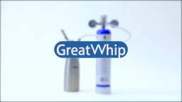 GreatWhip Nitrous Oxide Tank580-Gram Cream Chargers with Pressure Regulator