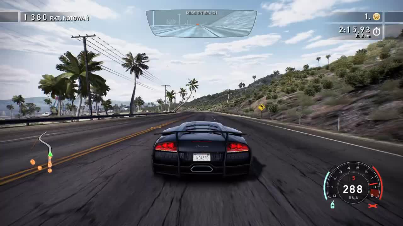 Need for Speed  Hot Pursuit Remastered  Lamborghini Murcielago wyścig Byków