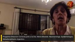 Dra Maria Mirande que produce el SARSCOV 2 en los pulmones - Parte 2