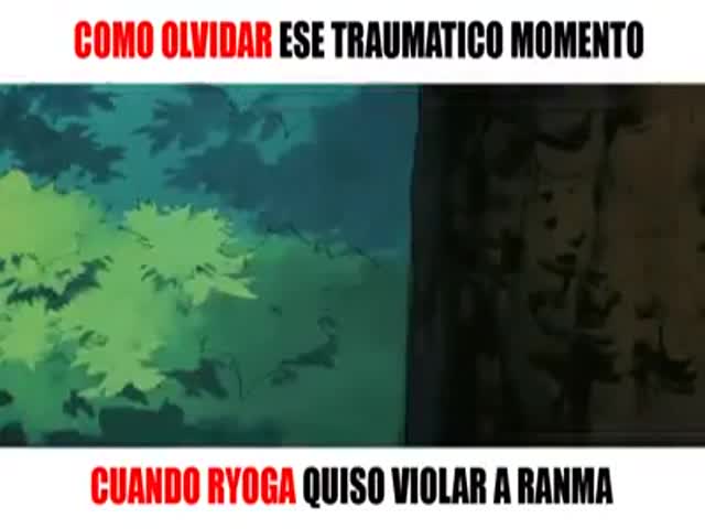 Ryoga intenta violar a Ranma