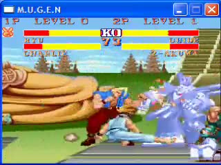 M.U.G.E.N - Classic Ryu & Charlie Vs. Guile & Z-Akuma
