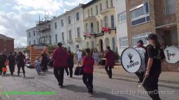 At Walton On The Naze Essex carnival procession August 2019