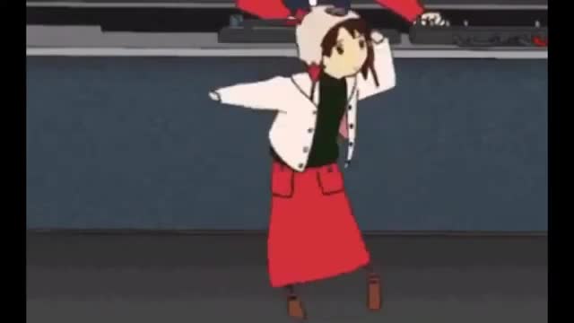 lain bailando
