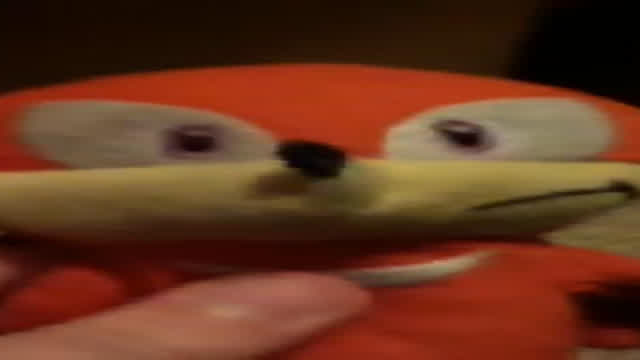 Knuckles and mario prank adom the bear