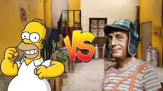 HOMERO SIMPSON VS. EL CHAVO DEL 8 | Rap de Dolobus #1