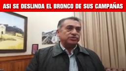 Así se deslinda el bronco de sus promesas de campaña cada vez mas cínico e irrespetuoso