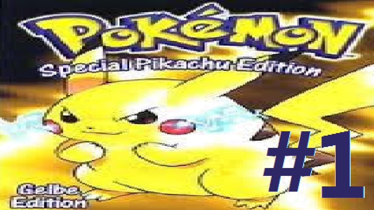 Let s Play Pokemon Gelb (Deutsch) - Teil 1 Pika Pikachu