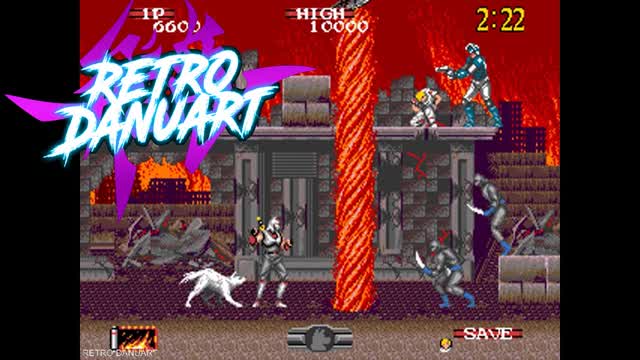 SHADOW DANCER - The Secret Of Shinobi (Sega - Mega Drive - 1990)