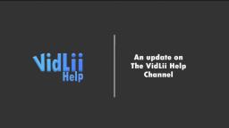 Update About This Channel - VidLii Help