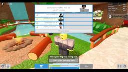 Playing Roblox Deathrun