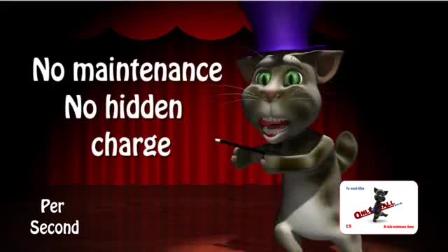 3d cat character animated TV Ad