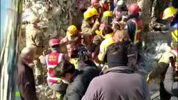 The team, which included rescuers from Kyrgyzstan, pulled out a married couple and their son from th
