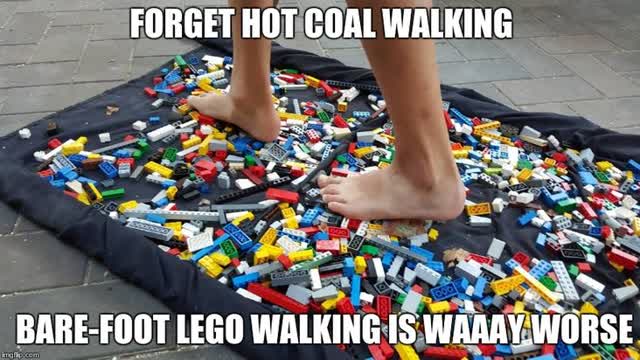 I Stepped on a LEGO Piece…