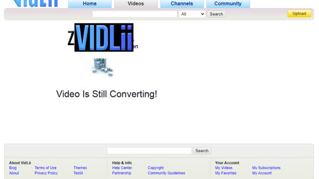 Vidlii This Video Is Still Converting Sound Effect