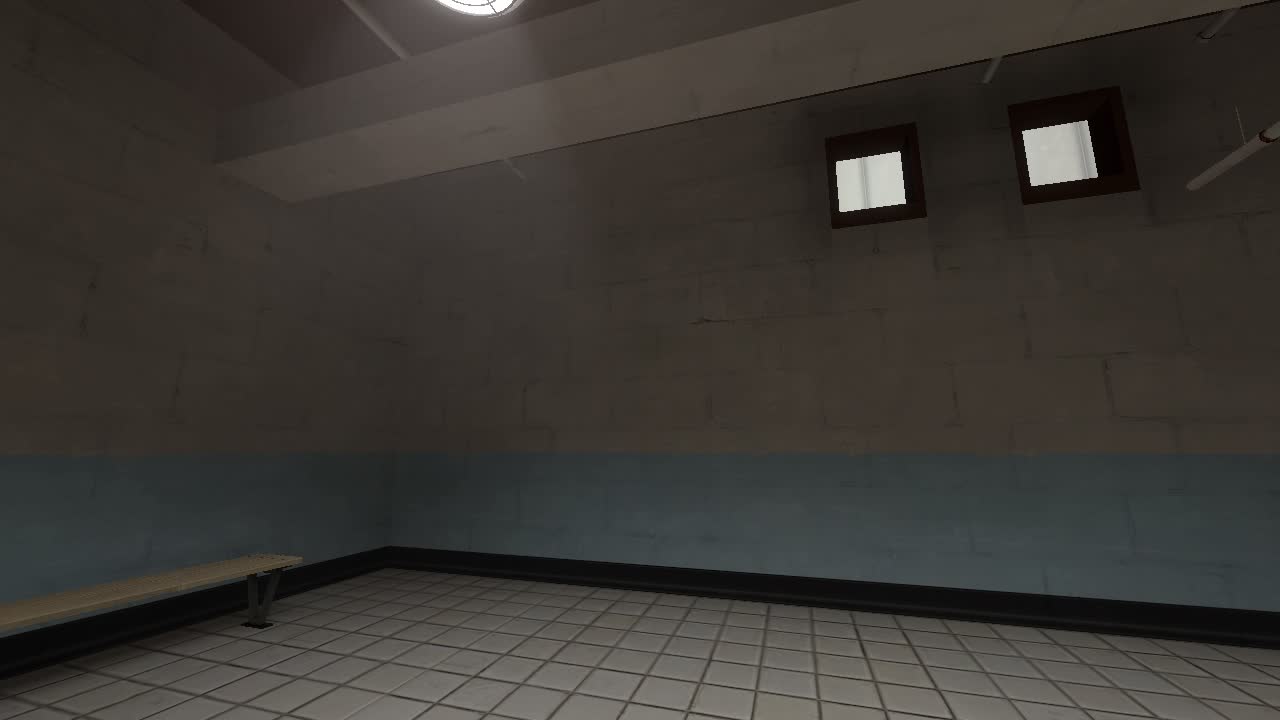 He just sitting in the corner.