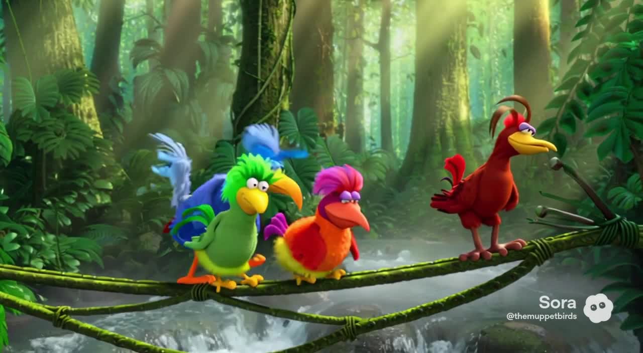 The Muppet Birds in the Jungle