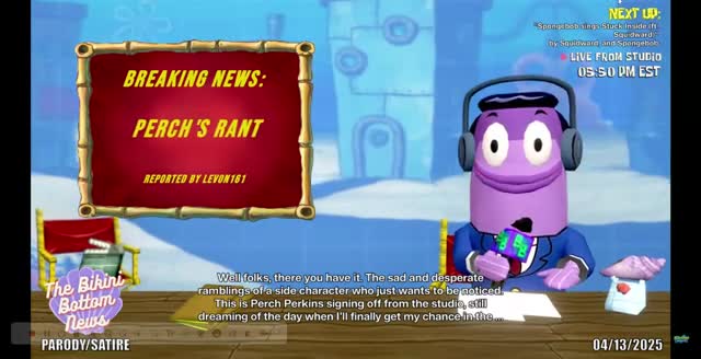 w perch perkins crashout (ai sponge) w perch perkins crashout (ai sponge)