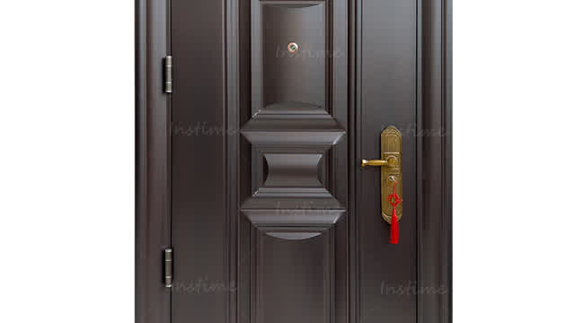 Instime United Kingdom Style Class A Burglar Latest Design Fire Rated Exterior security steel Door