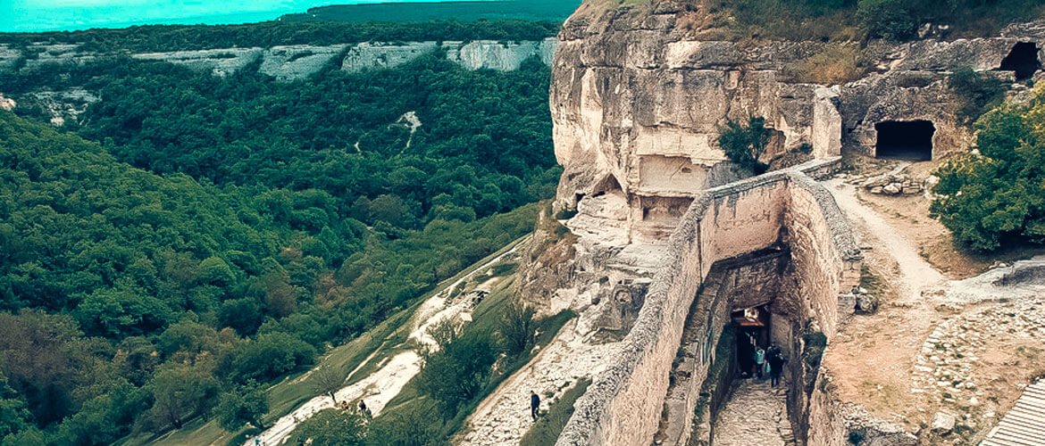 Cave city of Chufut-Kale.