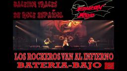 BARON ROJO - Los rockeros van al infierno - Batería - Bajo - Backing Track - Rock Español