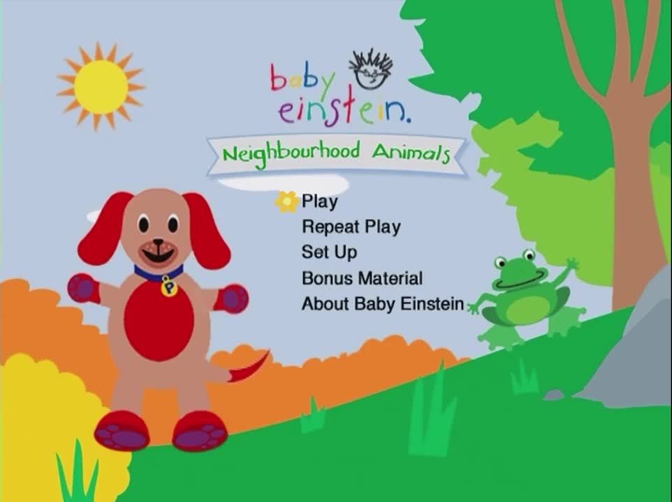 Baby Einstein Neighbourhood Animals UK 2003 DVD