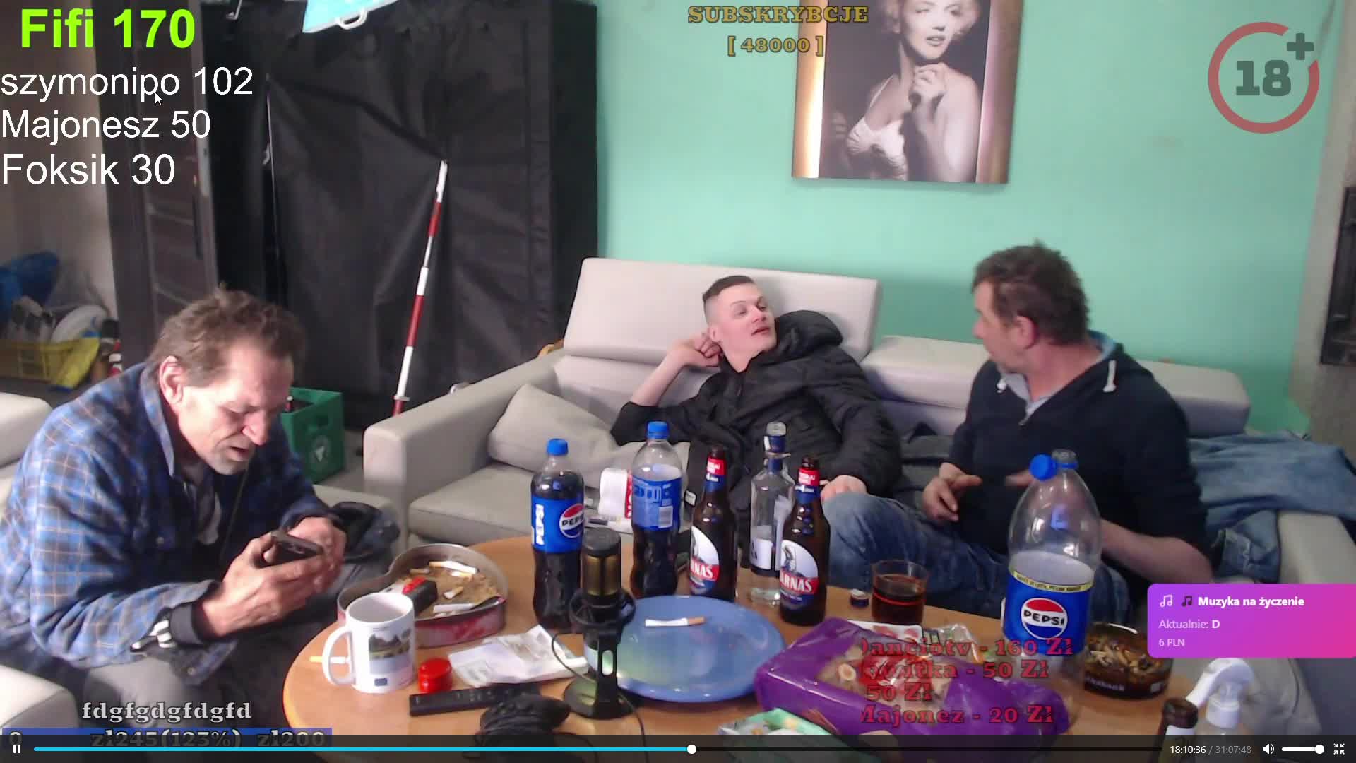 bystrzaktv Tajfun i Pezet kłótnia, Kaczor szczęki