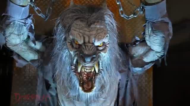 Scare Wolf Halloween animatronic werewolf prop by Distortions Unlimited