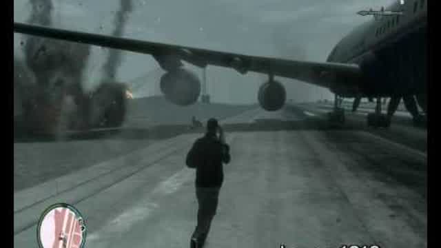 GTA 4 Escuela para Terroristas Cap. 2:Como interceptar un avion (Parte 2/2) [Loquendo]