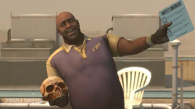 COACH WALKING TO ALL COMPAIGNS - Dr. Livesey walking Left 4 Dead 2 Animation - [