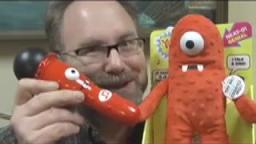 FAIL TOY ONE EYED MONSTER Rude? Funny Video Toy Review Mike Mozart of JeepersMedia