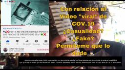 INDICIOS EN RELACIÓN AL VIDEO COV-19