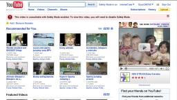 YouTube Safety Mode Demo