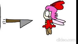 Ribbon gets hit with a knife and it kills her