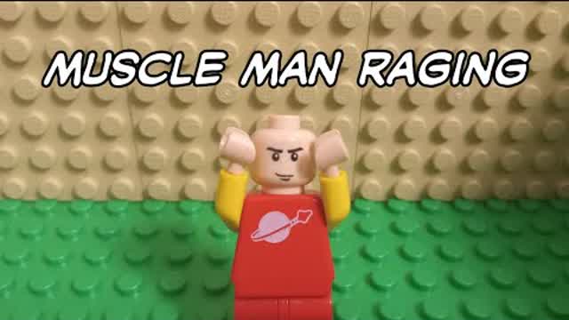 Muscle Man Raging - Lego Parody