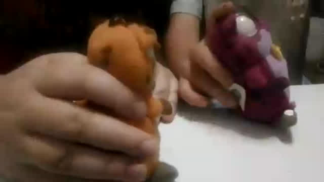 purple and orange guys competition
