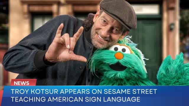 Troy Kotsur Appears on Sesame Street Teaching American Sign Language