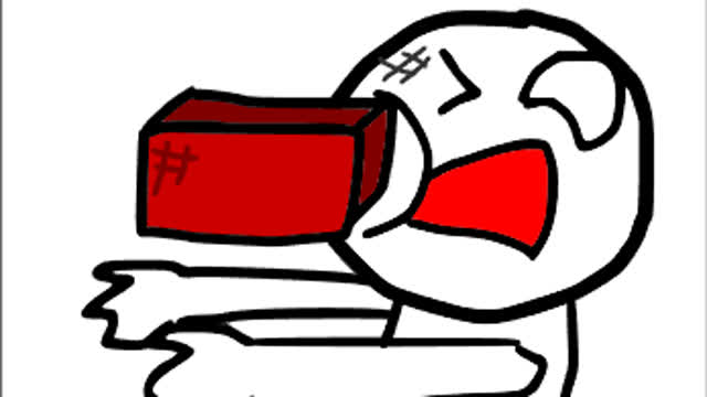 guy gets hit with a BRICK guy gets hit with a BRICK