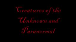 Paranormal Creatures