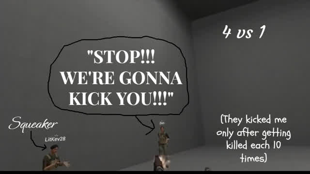 Ragebaiting 4 kids in VR