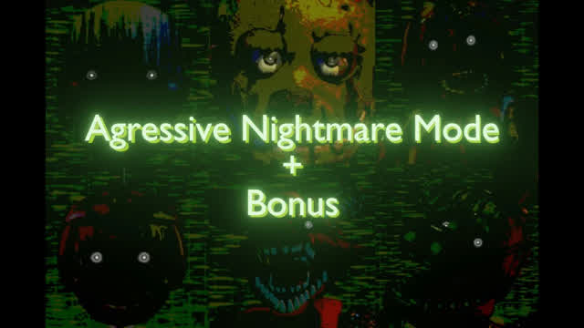 Five nights at Freddys 3 Agressive nightmare mode + Bonus + strategy (fr_en)