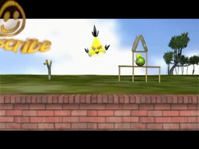 Los Angry birds En La Alcantilado (Reanimado En iClone 5)