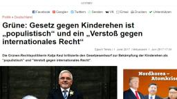 Die Grünen lieben Kinder- und Tiersex