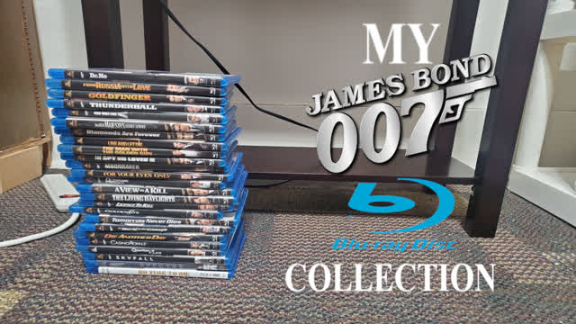 My James Bond 007 Blu-ray Collection