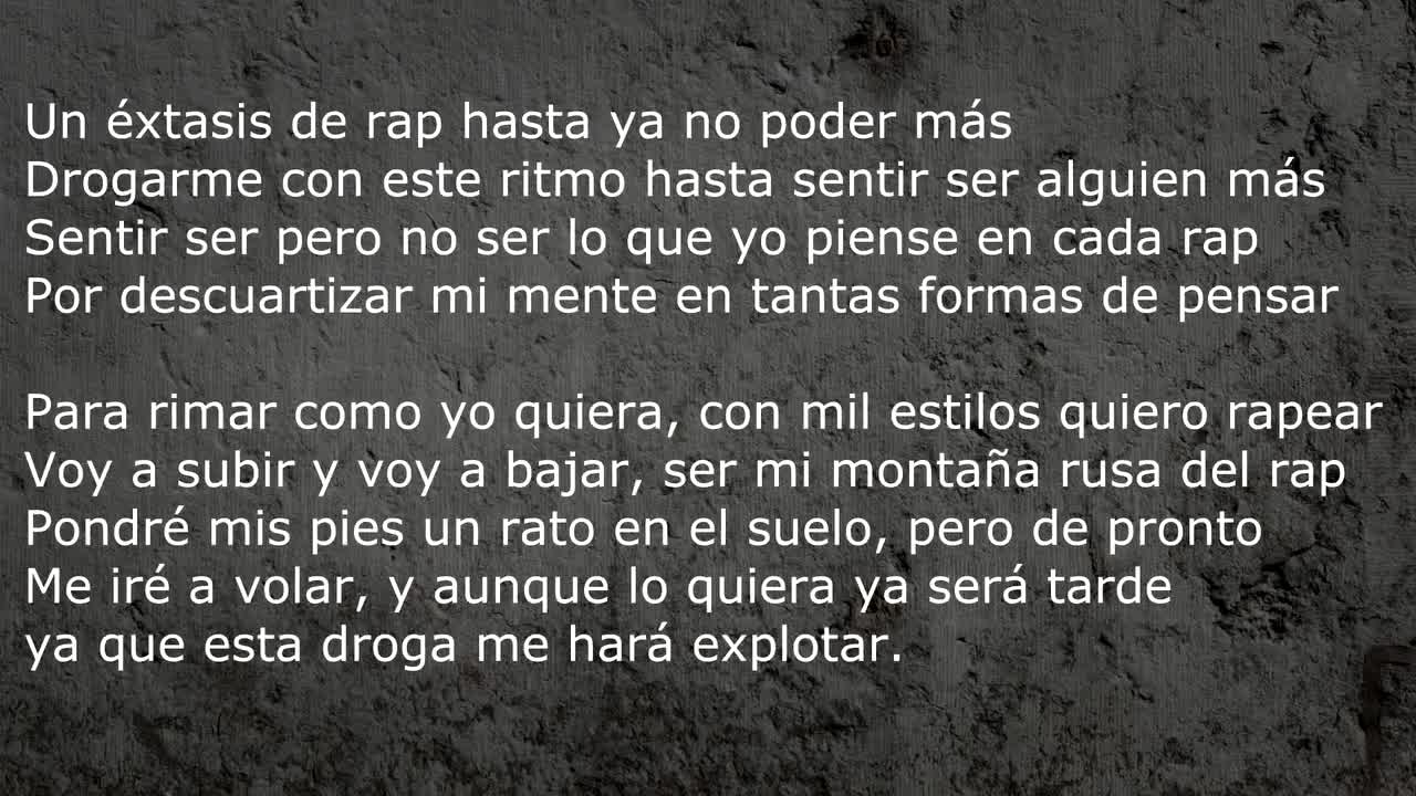 Green A -  Adicto al rap (Lyric video oficial - Leer descripción)