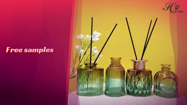 Multi Inventory Wholesale  Empty  Translucent Green  Reed Diffuser